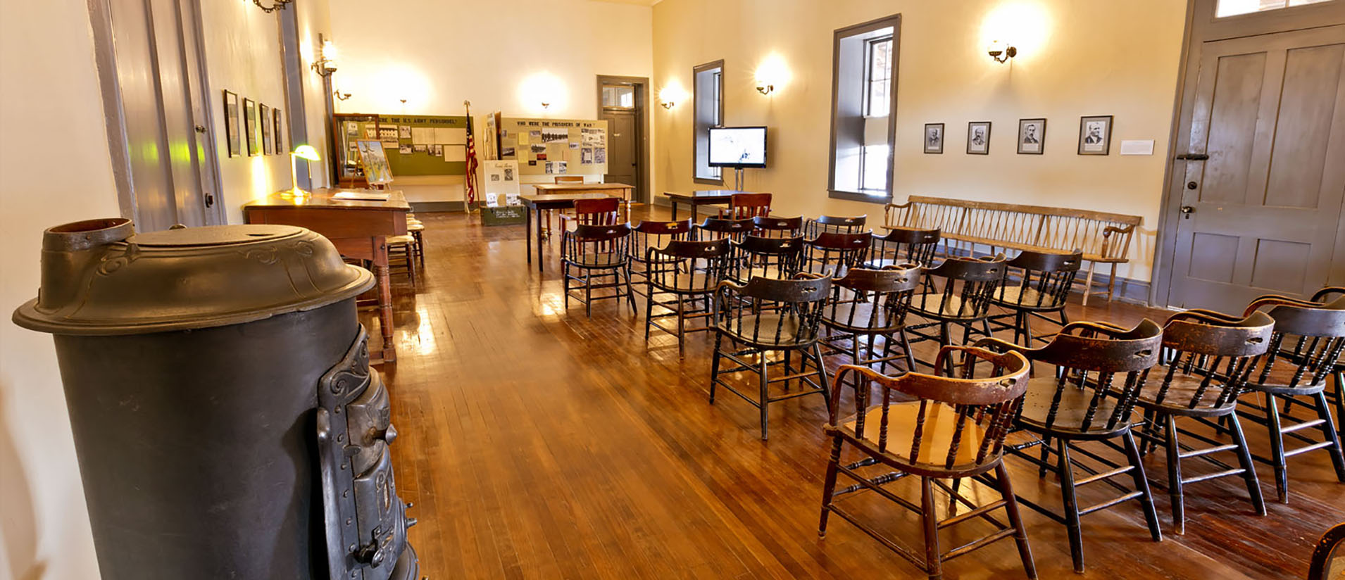 The interior of McFarland State Historic Park