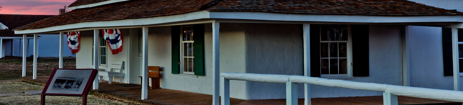 Historic officers quarters at the fort
