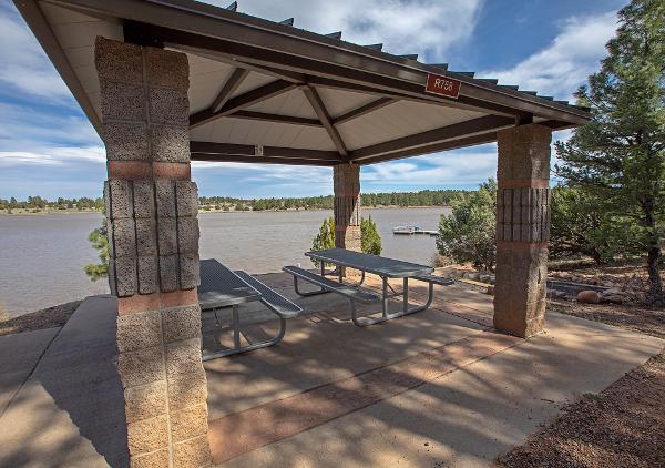 One of the picnic ramadas at the park