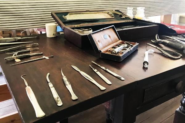 One of the exhibits in the museums at Fort Verde