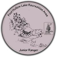 Junior Ranger Button featuring Rocky Ringtail