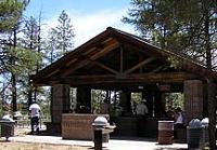 One of the reservable group ramadas at the park