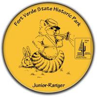 Junior Ranger Button featuring Rocky Ringtail