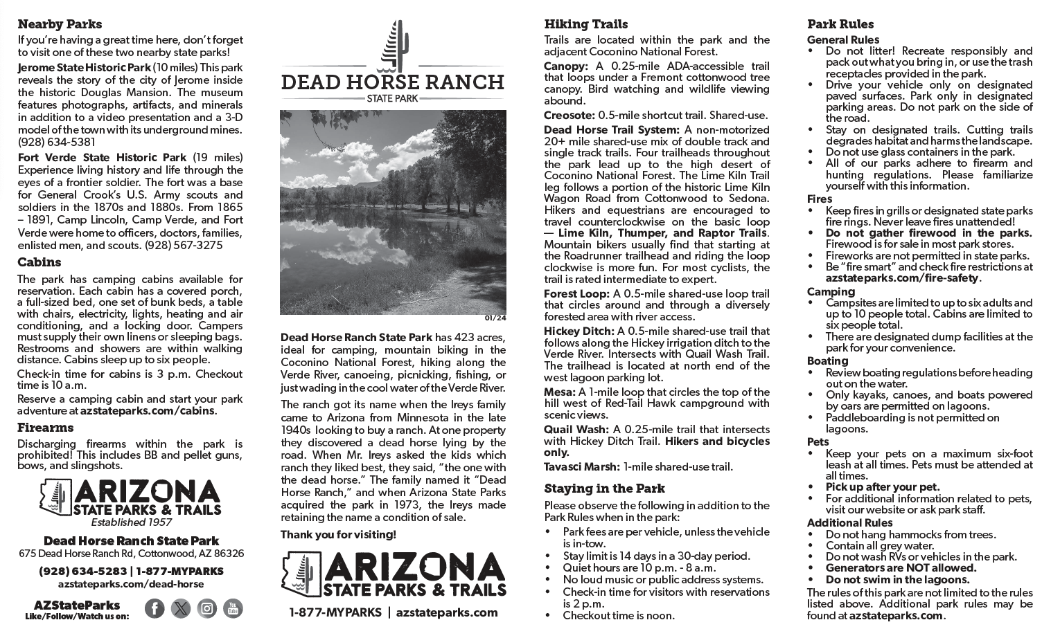 Download printable Dead Horse Ranch map.