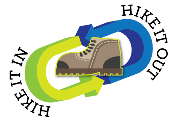 Recreate responsibly while hiking. HIke it in, hike it out.